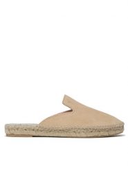 Manebi Espadryle Suede Mules M 1.1 M0 Beżowy. Brązowe espadryle Manebi, bez wzorów, ze skóry, bez obcasa. Za 549.99 zł.