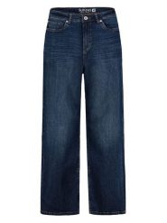 Sublevel Dżinsy - Comfort fit - w kolorze granatowym rozmiar: M. Niebieskie jeansy Sublevel, m, z aplikacjami, ze skóry, klasyczne, z podwyższonym stanem. Za 166.88 zł.