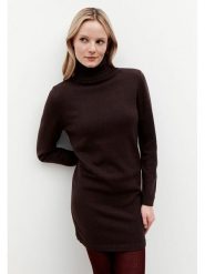 More & More Sukienka dzianinowa w kolorze ciemnobrązowym rozmiar: 40. Brązowe sukienki More & More, na co dzień, bez wzorów, z dzianiny, bez kołnierzyka, bez ramiączek, mini, proste. Za 222.94 zł.