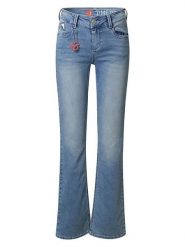 Timezone Dżinsy "Lisa" - Slim fit - w kolorze niebieskim rozmiar: W28/L32. Niebieskie jeansy Timezone, l, bez wzorów, klasyczne. Za 197.63 zł.