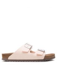 Birkenstock Klapki Arizona Bs 1019635 Różowy. Czerwone klapki Birkenstock, bez wzorów, ze skóry, bez obcasa, bez zapięcia. Za 399.00 zł.