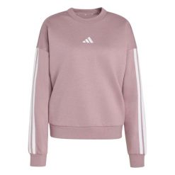 Bluza Adidas Sport W 3S Fl Swt Damskie. Fioletowe bluzy bez kaptura adidas, s, bez wzorów, z bawełny, bez kaptura, do biegania. Za 296.99 zł.