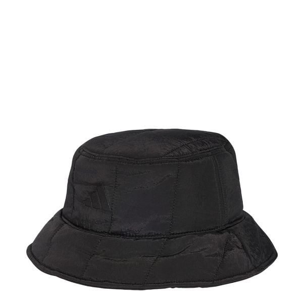 Zimowy kapelusz typu bucket. Czarne kapelusze adidas, na zimę, bez wzorów, z materiału, wizytowe. Za 129.00 zł.