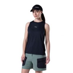 Damski tank top Rossignol Active. Czarne topy Rossignol, bez wzorów, bez kołnierzyka, bez ramiączek. Za 292.00 zł.