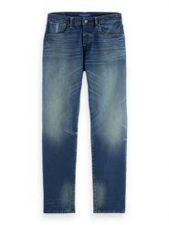Scotch & Soda Dżinsy - Regular fit - w kolorze niebieskim rozmiar: W33/L34. Niebieskie jeansy Scotch & Soda, l, z aplikacjami, klasyczne. Za 194.15 zł.