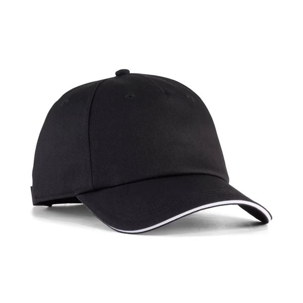 Czapka z daszkiem Puma Additions. Czarne czapki z daszkiem Puma, bez wzorów, z bawełny, sportowe. Za 70.99 zł.