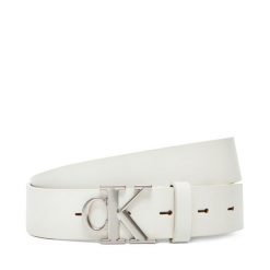 Pasek Damski Calvin Klein Jeans. Białe paski Calvin Klein Jeans, bez wzorów, z jeansu. Za 239.99 zł.