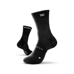 Skarpety tenisowe SOXPro z podparciem kostki i antypoślizgowe, czarne. Czarne skarpetki GEARXPRO, bez wzorów. Za 178.00 zł.