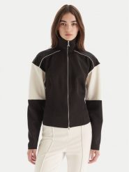 Patrizia Pepe Bluza 2M4508/A664-K103 Czarny Regular Fit. Czarne bluzy Patrizia Pepe, m, bez wzorów, z syntetyku, bez ramiączek, bez kaptura. Za 1,299.00 zł.