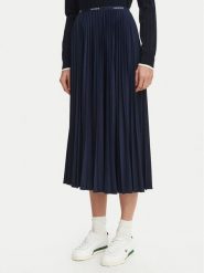 Lacoste Spódnica plisowana JF1402 Granatowy Regular Fit. Niebieskie spódnice Lacoste, xl, bez wzorów, z syntetyku, plisowane. Za 789.99 zł.