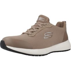 Buty SKECHERS SQUAD Brązowy. Brązowe buty sportowe lifestyle Skechers, bez wzorów, bez zapięcia, trekkingowe, skechers sport. Za 273.99 zł.