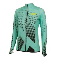 Bluza damska do biegania rozpinana EXTREME HOBBY HALFTONE. Czerwone bluzy EXTREME HOBBY, na jesień, xs, bez wzorów, z elastanu, bez kaptura, do biegania. Za 199.00 zł.