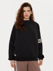 Adidas Bluza Neuclassics JI8520 Czarny Oversize. Czarne bluzy adidas, xs, bez wzorów, z bawełny, bez kaptura. Za 199.99 zł.