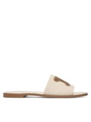 Max Mara Klapki 2616521039650 Brązowy. Brązowe klapki Max Mara, bez wzorów, z materiału, bez obcasa, bez zapięcia. Za 974.99 zł.