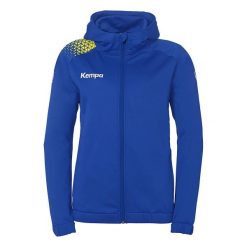 Bluza damska z kapturem Kempa Ambition 28. Niebieskie bluzy Kempa, bez wzorów, sportowe, bez ramiączek, z kapturem. Za 266.50 zł.