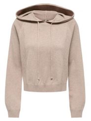 ONLY Bluza w kolorze beżowym rozmiar: XL. Brązowe bluzy ONLY, xl, bez wzorów, bez ramiączek, z kapturem. Za 139.95 zł.