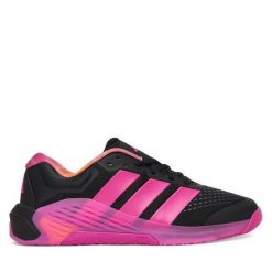 Buty na siłownię adidas. Czarne buty treningowe adidas, bez wzorów, bez zapięcia, na fitness i siłownię. Za 569.99 zł.
