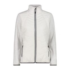 Damska kurtka puchowa CMP. Białe kurtki CMP, bez wzorów, z puchu, eleganckie, bez kaptura. Za 382.60 zł.