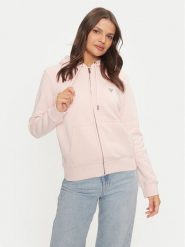 Guess Jeans Bluza W4YQ03 KC811 Różowy Regular Fit. Czerwone bluzy Guess Jeans, m, z aplikacjami, z bawełny, bez kaptura. Za 249.99 zł.