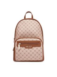 Nine West Plecak CEO-OLIVIA-I-B24334 Brązowy. Brązowe plecaki Nine West, bez wzorów, z materiału, bez dodatków. Za 249.99 zł.