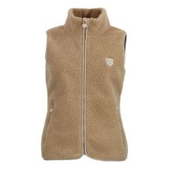 Damski polar bez rękawów Peak Mountain Abeille. Brązowe bluzy z polaru Peak Mountain, bez wzorów, z polaru, trekkingowe. W wyprzedaży za 227.85 zł.