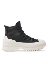 Converse Trampki Chuck Taylor All Star Lugged Winter 2.0 Hi 172057C Czarny. Czarne trampki Converse, bez wzorów, ze skóry, retro, bez zapięcia. Za 339.99 zł.