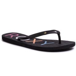 Japonki Roxy. Czarne japonki Roxy, bez wzorów, sportowe. Za 59.99 zł.