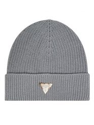 Guess Czapka AM9584 POL01 Szary. Szare czapki zimowe Guess, z aplikacjami, z materiału. Za 159.99 zł.