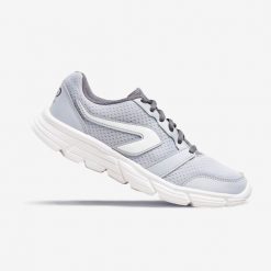 Buty do biegania damskie Kalenji Ekiden One. Niebieskie buty do biegania Decathlon, bez wzorów, bez zapięcia, do biegania. Za 59.99 zł.
