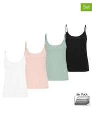 Sublevel Topy (4 szt.) w różnych kolorach rozmiar: XL. Białe topy Sublevel, xl, bez wzorów, bez kołnierzyka, bez ramiączek. Za 82.99 zł.