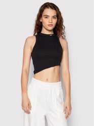 Reebok Top Classics HH7375 Czarny Slim Fit. Czarne topy Reebok, s, bez wzorów, z bawełny, bez kołnierzyka, bez ramiączek. Za 59.99 zł.