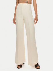 TWINSET Spodnie materiałowe 241TT2104 Beżowy Wide Leg. Brązowe spodnie materiałowe Twinset, bez wzorów, z materiału. Za 539.99 zł.