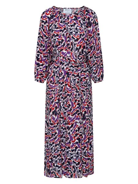 Seidensticker Sukienka w kolorze granatowym rozmiar: 38. Niebieskie sukienki Seidensticker, bez wzorów, z wiskozy, bez kołnierzyka, bez ramiączek, midi. Za 355.95 zł.