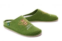 DR. BRINKMANN 320155-71 pistazie, kapcie damskie. Zielone kapcie Dr. Brinkmann, bez wzorów. Za 249.90 zł.