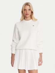Lacoste Bluza SF5245 Écru Relaxed Fit. Bluzy Lacoste, bez wzorów, z syntetyku, bez ramiączek, bez kaptura. Za 619.99 zł.