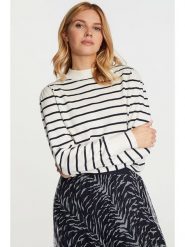 Rich & Royal Sweter w kolorze białym rozmiar: XS. Białe swetry Rich & Royal, xs, bez wzorów, ze splotem, bez ramiączek. Za 212.80 zł.