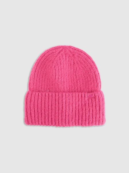 4F Czapka zimowa damska - różowa S. Czerwone czapki zimowe 4f, bez wzorów, klasyczne. Za 49.99 zł.