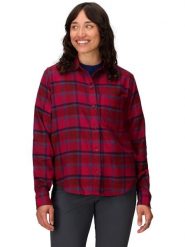 Marmot Flanelowa koszula funkcyjna "Stonepeak" w kolorze jagodowo-niebieskim rozmiar: S. Czerwone koszule Marmot, s, bez wzorów, z materiału, sportowe, bez kołnierzyka, bez ramiączek. Za 130.99 zł.