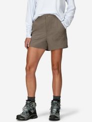 Marmot Szorty funkcyjne "AirExchange SolarShield" w kolorze khaki rozmiar: XL. Brązowe szorty sportowe Marmot, bez wzorów, z materiału, outdoorowe. Za 122.96 zł.