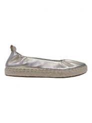 Högl Skórzane espadryle w kolorze srebrnym rozmiar: 42. Szare espadryle Högl, bez wzorów, bez obcasa. Za 325.03 zł.