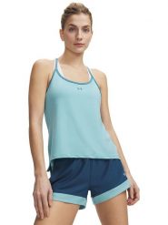 Under Armour Top sportowy w kolorze turkusowym rozmiar: M. Niebieskie topy sportowe Under Armour, m, bez wzorów, outdoorowe. Za 95.95 zł.