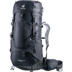 Plecak trekkingowy damski Deuter Aircontact Lite 35 + 10 SL - black/graphite. Szare plecaki Deuter, bez wzorów, bez dodatków. Za 786.99 zł.