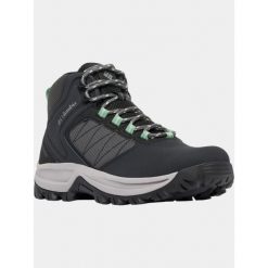 Buty Damskie Columbia Transverse Hike WP. Czarne buty trekkingowe Columbia, bez wzorów, bez zapięcia, trekkingowe. Za 379.00 zł.