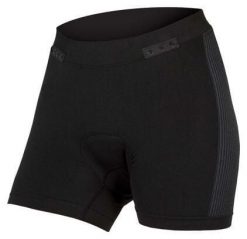 Damskie Bokserki z wkładką Endura Clickfast. Czarne bokserki damskie ENDURA, bez wzorów, z dzianiny. Za 149.99 zł.