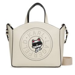 Torebka KARL LAGERFELD. Białe torebki klasyczne KARL LAGERFELD, bez wzorów, klasyczne, bez dodatków. Za 1,099.00 zł.