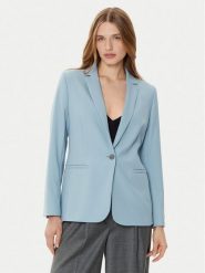 Calvin Klein Marynarka K20K207632 Błękitny Slim Fit. Niebieskie marynarki i żakiety Calvin Klein, bez wzorów, z syntetyku, bez ramiączek. Za 749.99 zł.