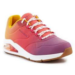 Buty Skechers Uno Color Vaves 155628-PKMT fioletowe. Fioletowe buty treningowe bez wzorów, z materiału, bez zapięcia. Za 585.80 zł.