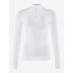 Koszulka z długim rękawem Falke Maximum Warm. Białe bielizna termoaktywna damska Falke, bez wzorów, bez ramiączek. Za 424.50 zł.