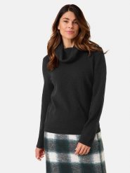Gerry Weber Golf w kolorze czarnym rozmiar: 36. Czarne swetry Gerry Weber, bez wzorów, z wełny, bez ramiączek. Za 149.66 zł.