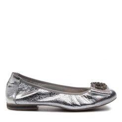 Baleriny R.Polański. Szare baleriny R.Polański, bez wzorów, bez obcasa, bez zapięcia. Za 239.99 zł.